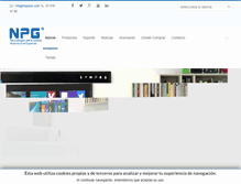 Tablet Screenshot of npgtech.com